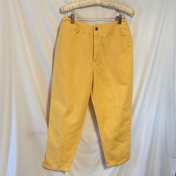 Talbots Pants - Talbots Petites Bright Yellow Women’s Jeans Y2K SZ 6P QuietbLuxury